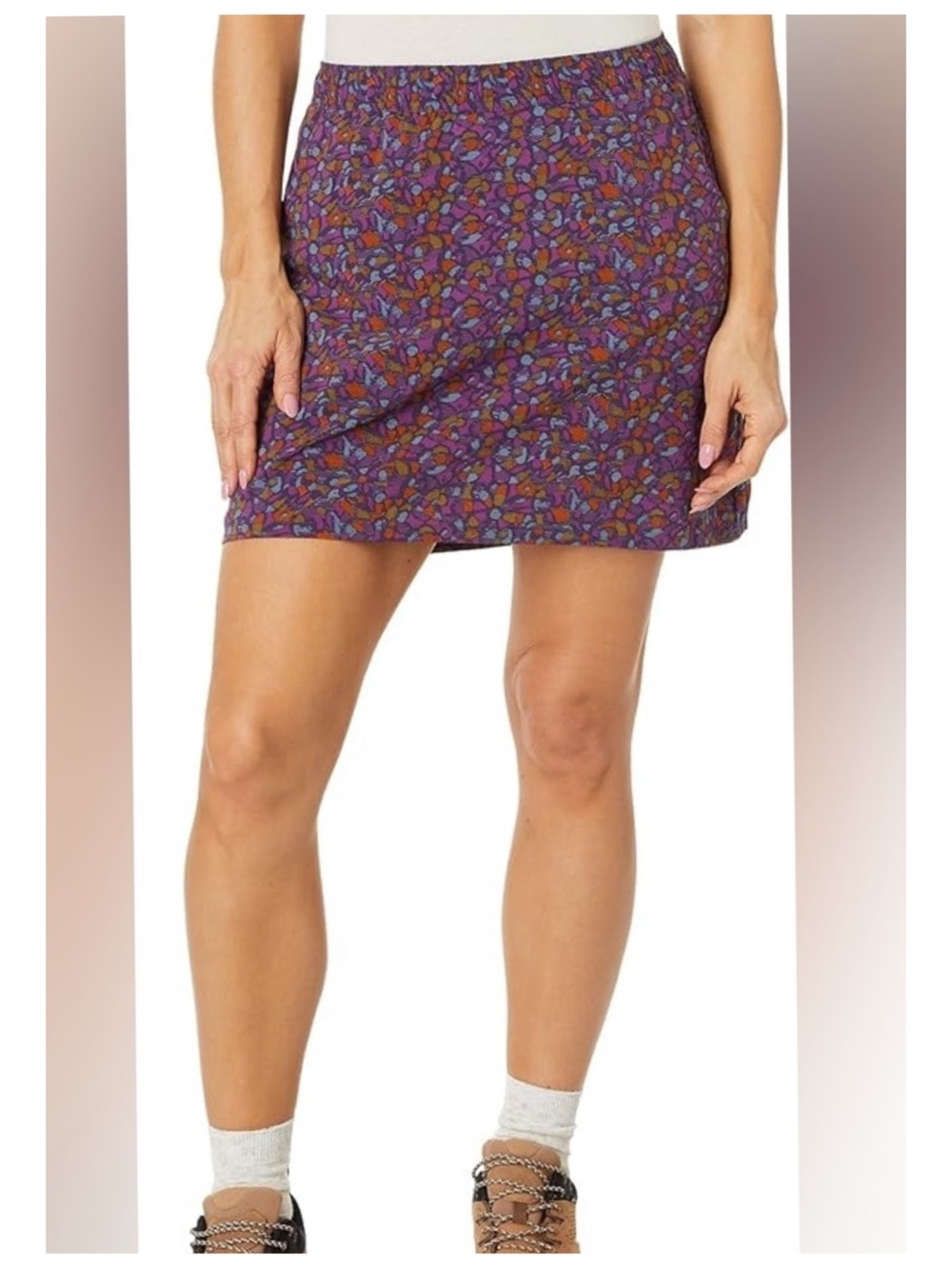 NWT Toad&Co Sunkissed Weekend Skort L Kaleidoscope Print